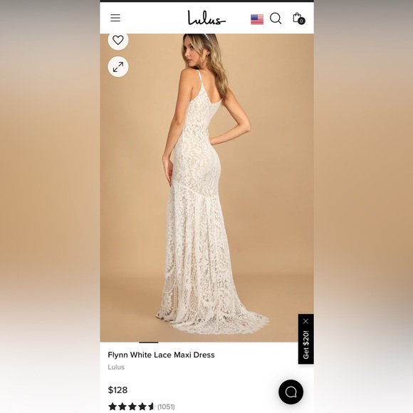 LuLu’s White Lace Flynn Maxi Dress - Picture 3 of 10